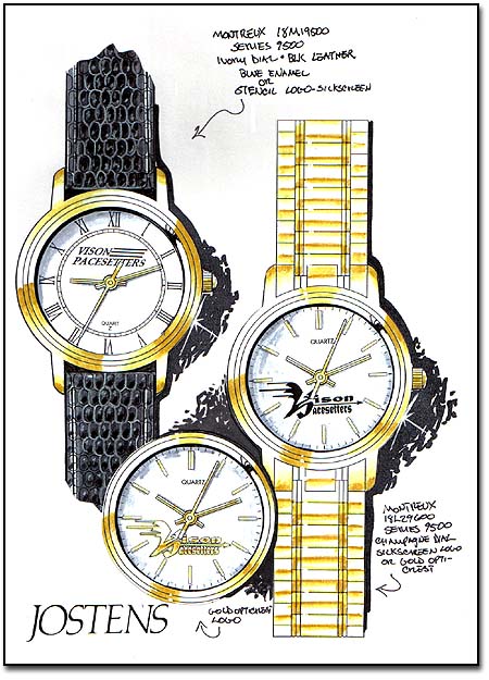 Jostens Visual Pacesetters Watch Illustration image